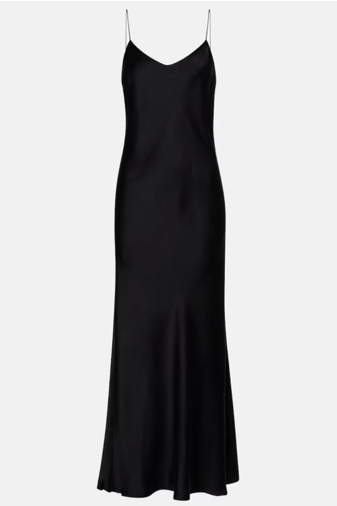 Schwarzes Slipdress mit von der Marke TWINSET