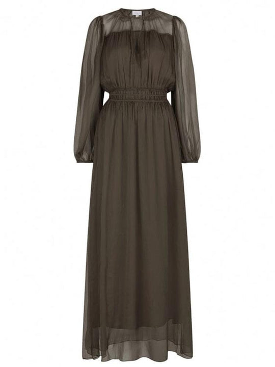 Bohokleid in olivgrün