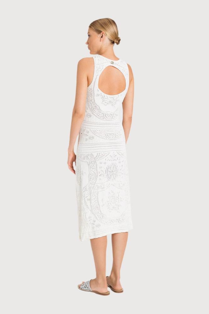 Figurbetontes Midi-Strickkleid