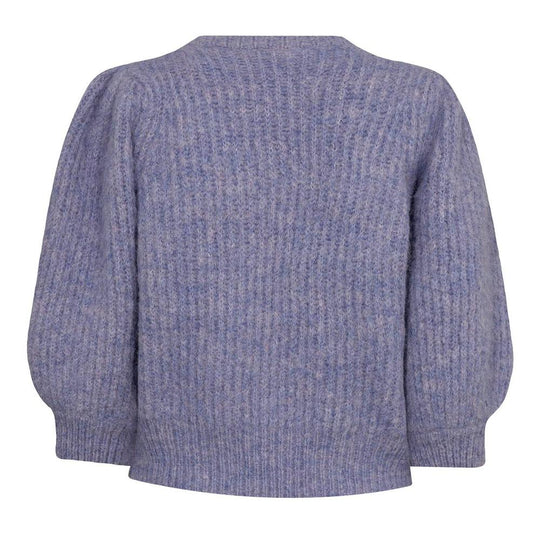 Fliederfarbener Schrickcardigan von Co'Couture (nachhaltig)